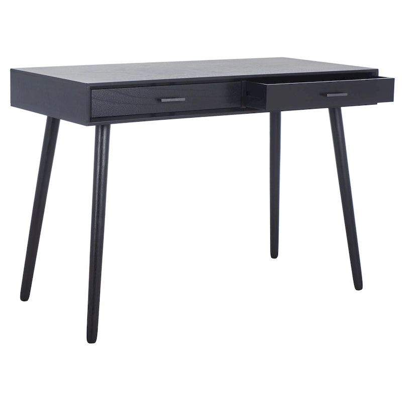 Bureau 2 tiroirs avec pieds aiguilles