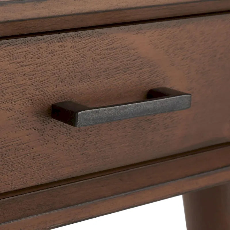 Bureau 2 tiroirs avec pieds aiguilles