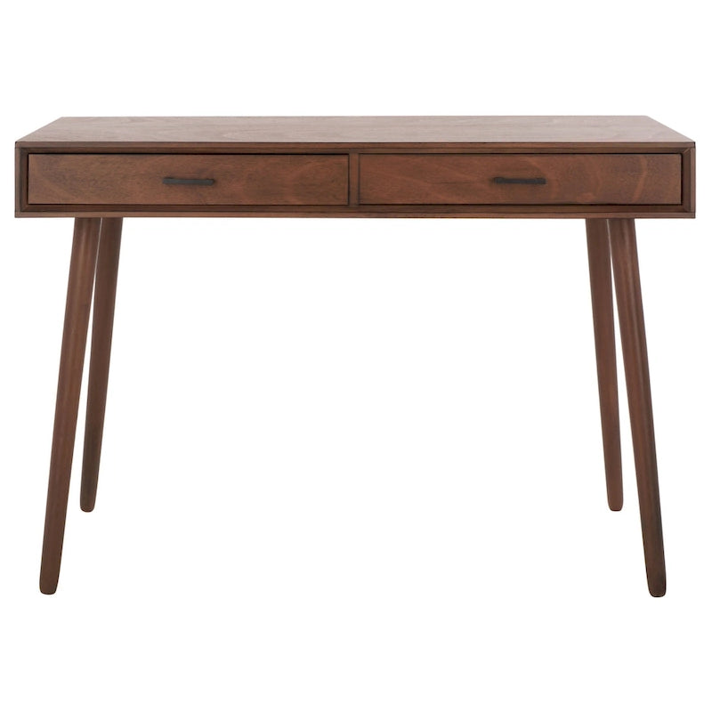 Bureau 2 tiroirs avec pieds aiguilles