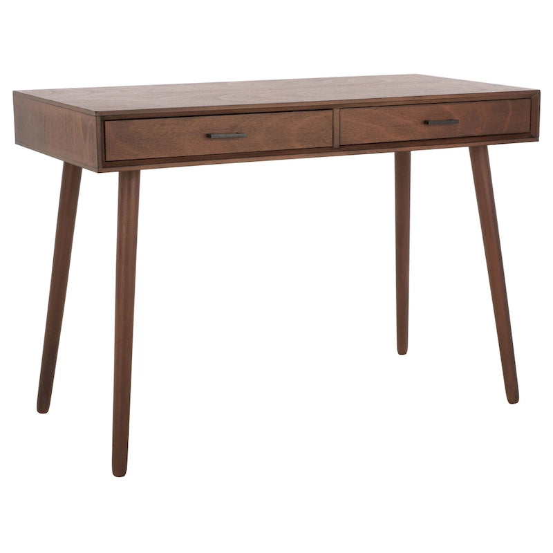 Bureau 2 tiroirs avec pieds aiguilles