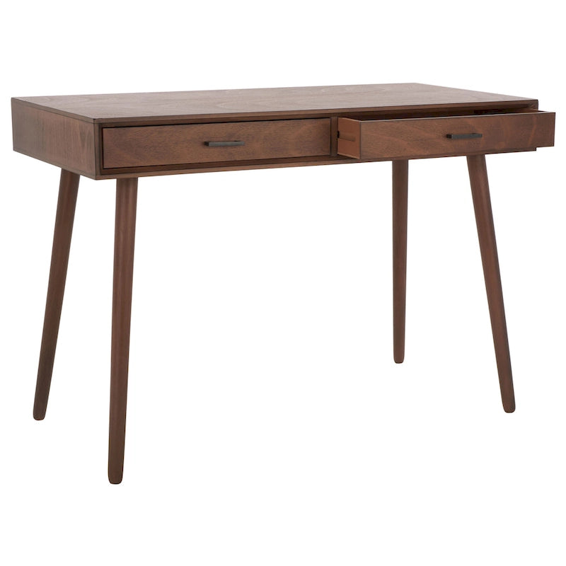 Bureau 2 tiroirs avec pieds aiguilles