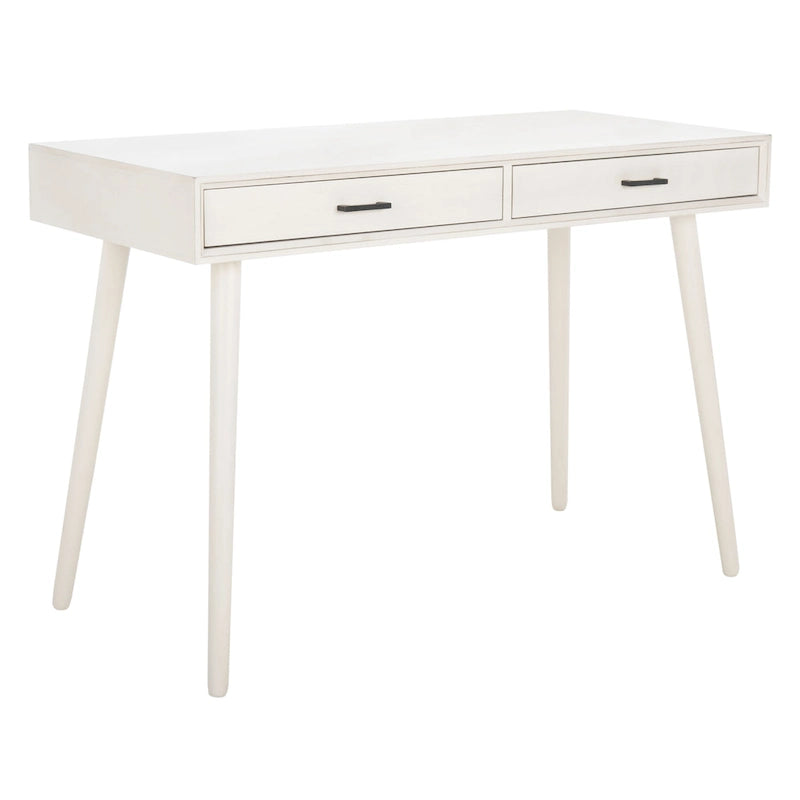 Bureau 2 tiroirs avec pieds aiguilles