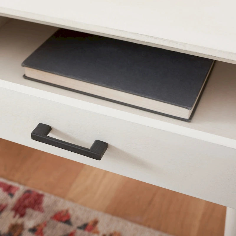 Bureau 2 tiroirs avec pieds aiguilles
