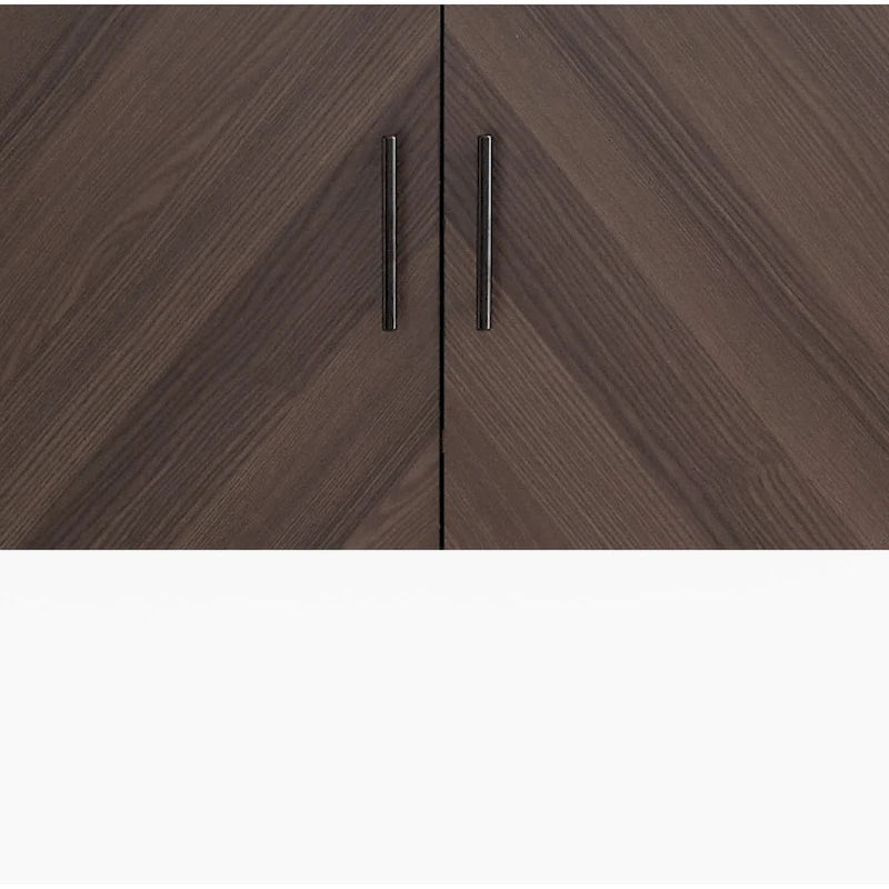 Meuble TV 147 cm avec placage bois assorti