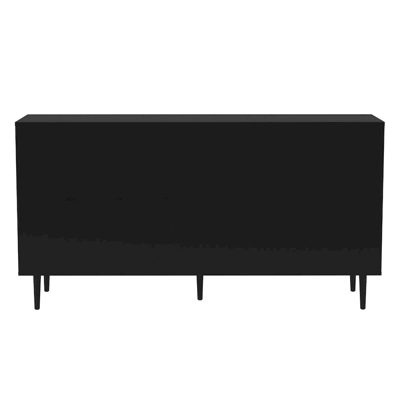 Meuble TV 147 cm avec placage bois assorti