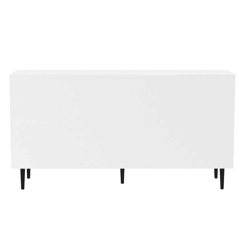 Meuble TV 147 cm avec placage bois assorti
