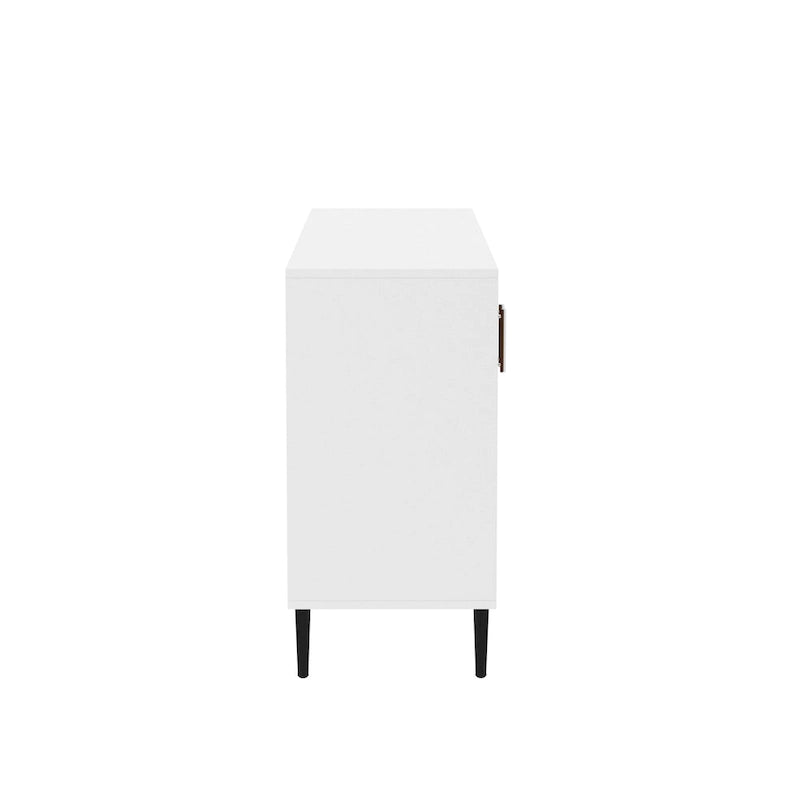 Meuble TV 147 cm avec placage bois assorti