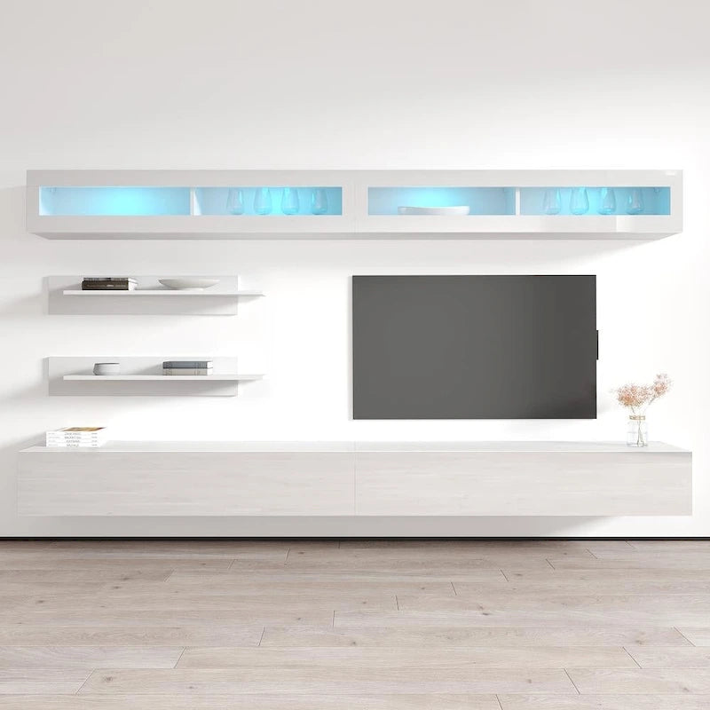 Meuble TV mural flottant moderne