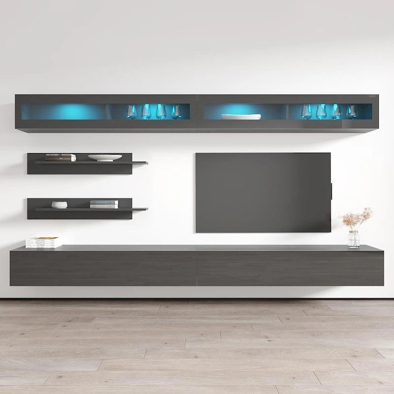 Meuble TV mural flottant moderne