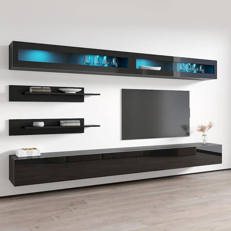 Meuble TV mural flottant moderne