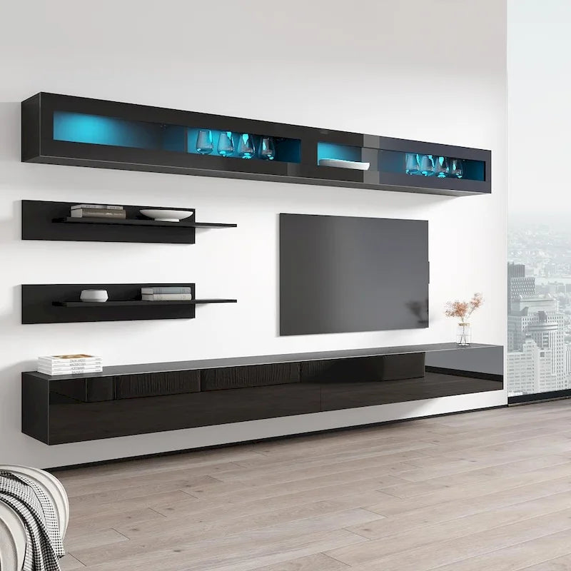 Meuble TV mural flottant moderne
