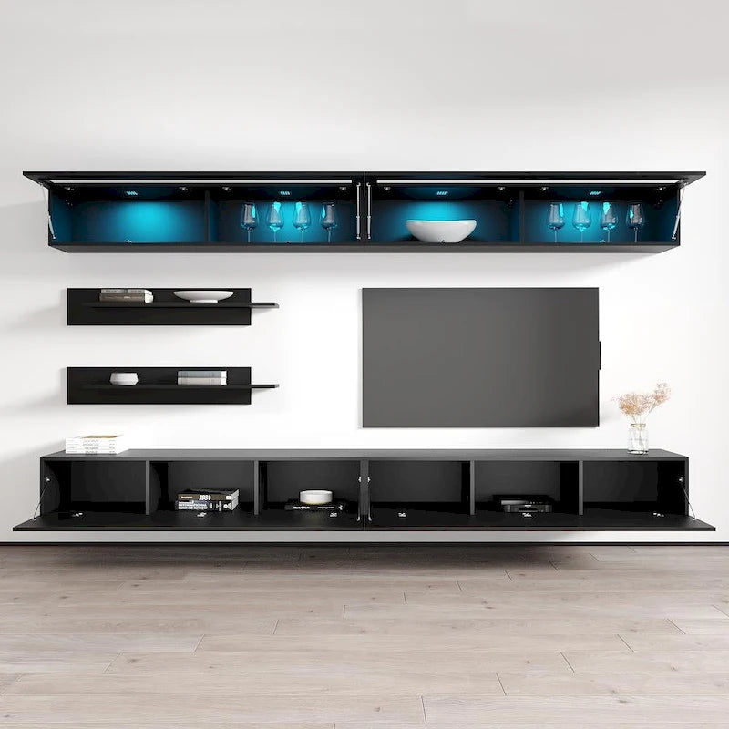 Meuble TV mural flottant moderne