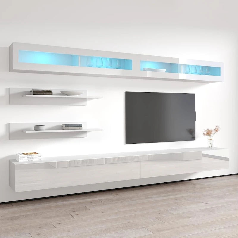 Meuble TV mural flottant moderne