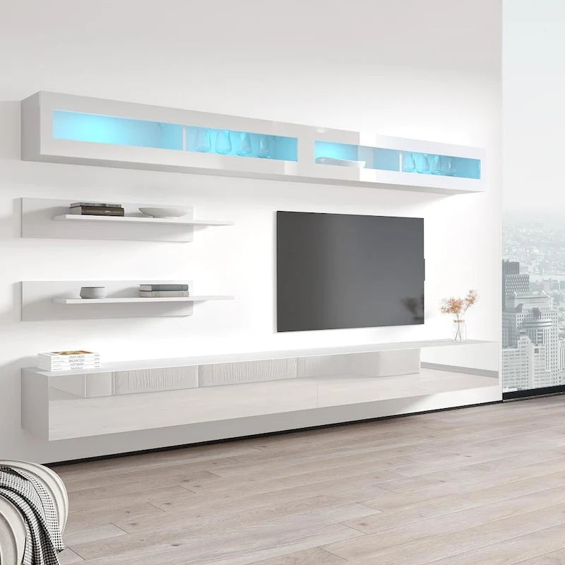Meuble TV mural flottant moderne