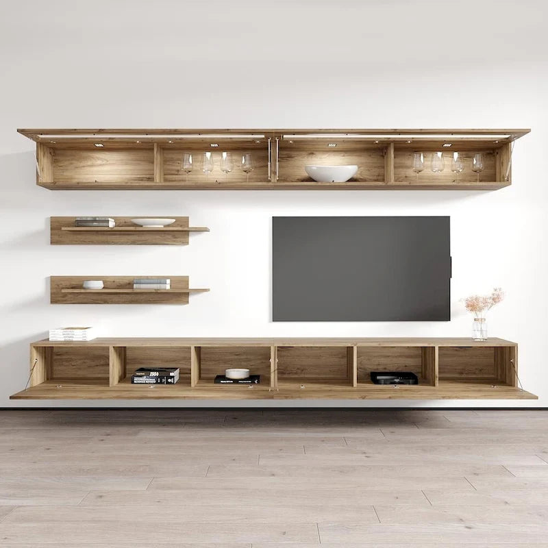 Meuble TV mural flottant moderne