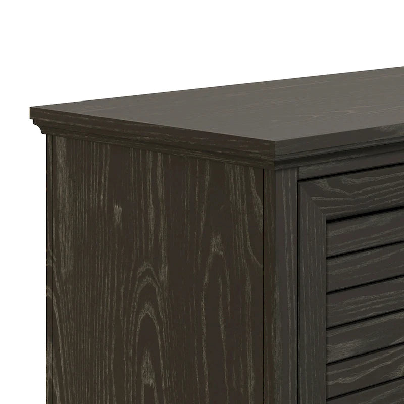 Console TV avec cheminée électrique de 68 pouces pour téléviseurs jusqu'à 80 pouces