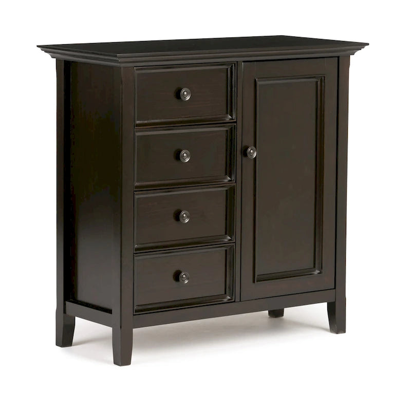 Meuble de rangement de transition en bois massif de 37 pouces de large - 37 larg. x 17 prof. x 36 haut.