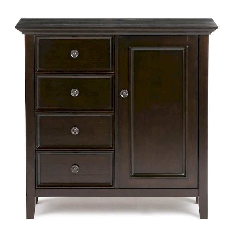 Meuble de rangement de transition en bois massif de 37 pouces de large - 37 larg. x 17 prof. x 36 haut.