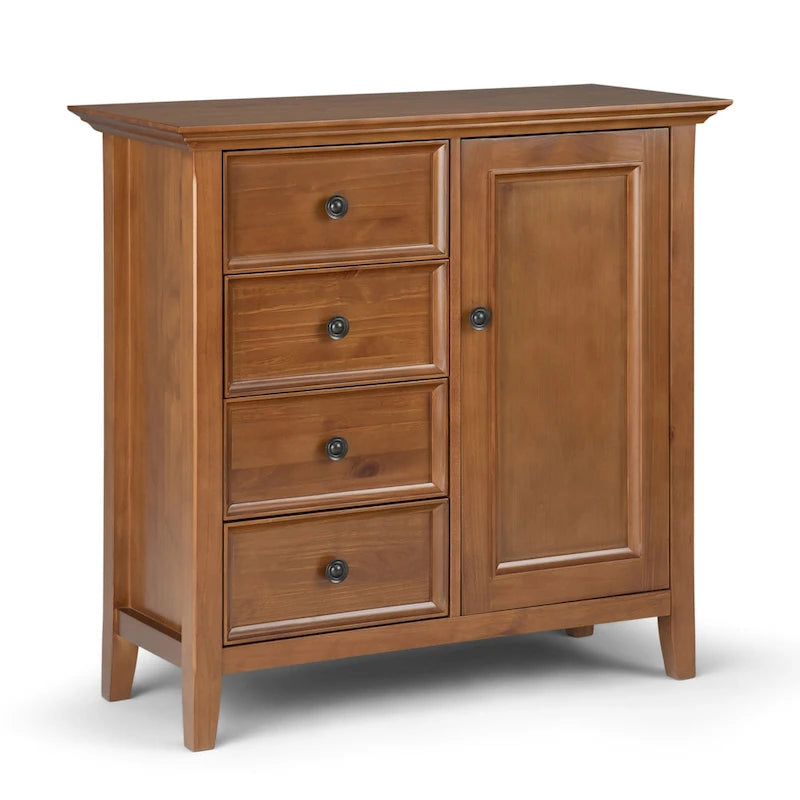 Meuble de rangement de transition en bois massif de 37 pouces de large - 37 larg. x 17 prof. x 36 haut.