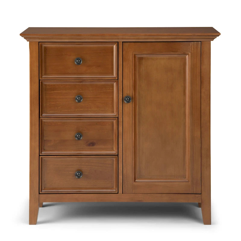 Meuble de rangement de transition en bois massif de 37 pouces de large - 37 larg. x 17 prof. x 36 haut.