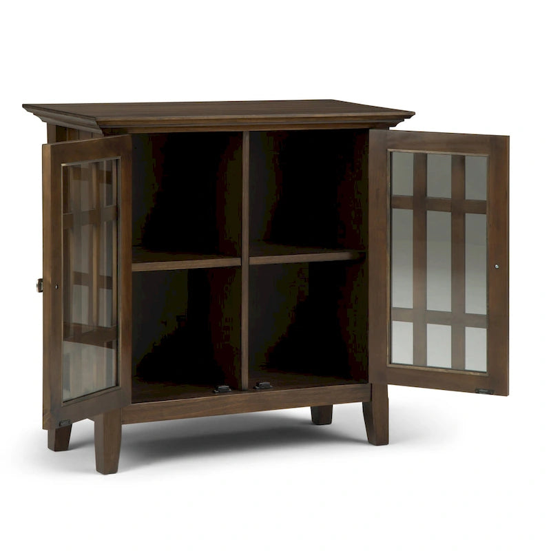 Meuble de rangement de transition en bois massif de 37 pouces de large - 37 larg. x 17 prof. x 36 haut.
