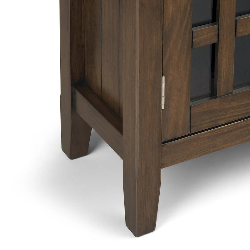 Meuble de rangement de transition en bois massif de 37 pouces de large - 37 larg. x 17 prof. x 36 haut.