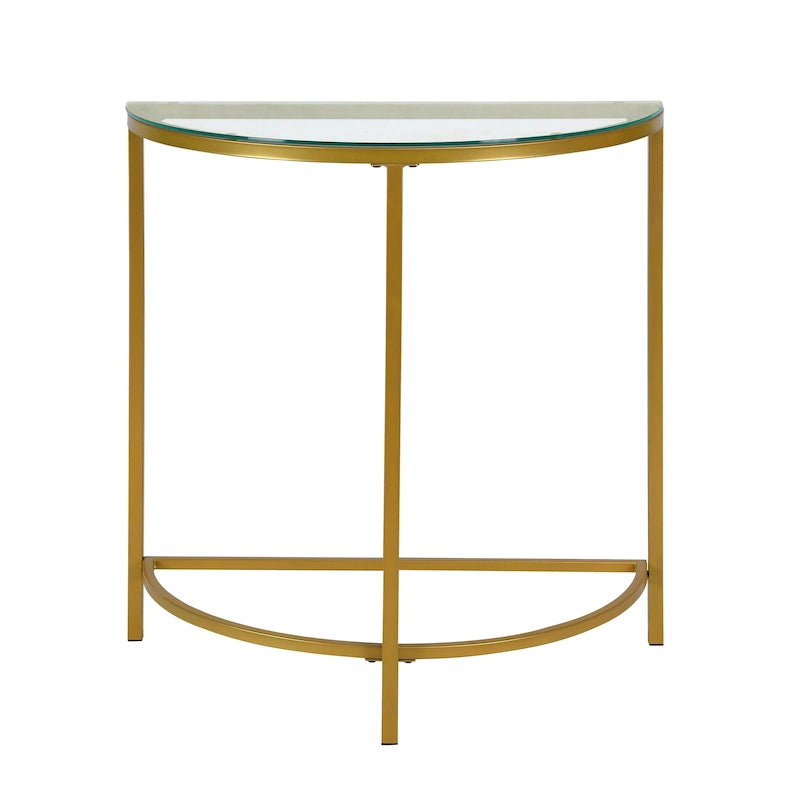 Console demi-lune - Or