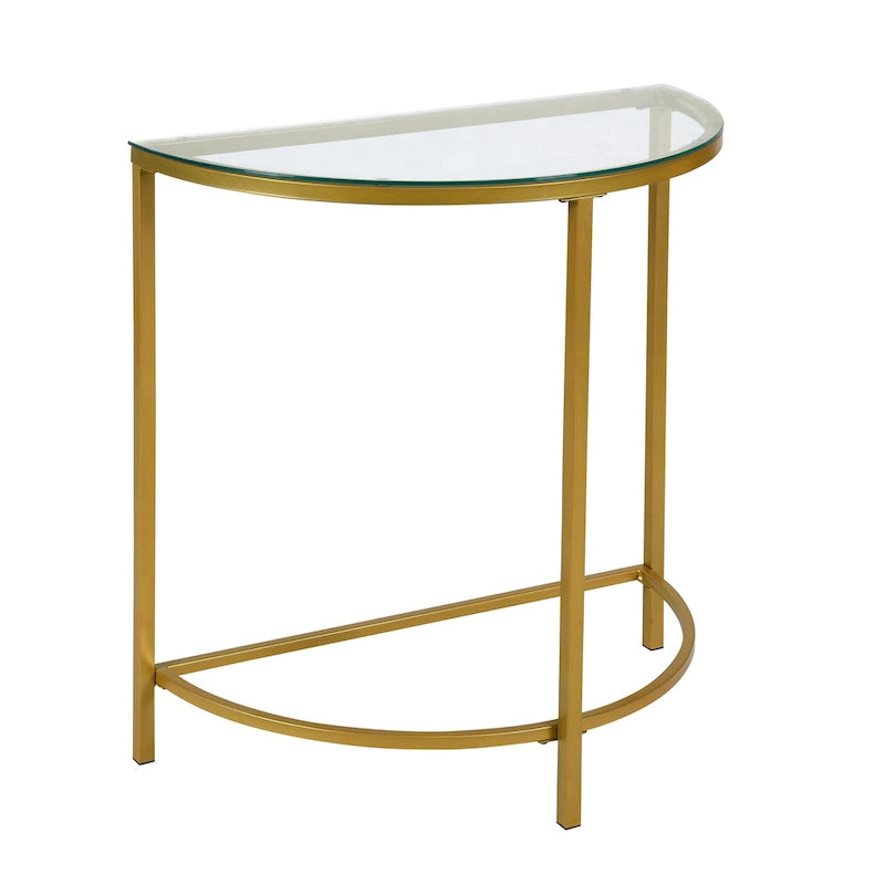 Console demi-lune - Or