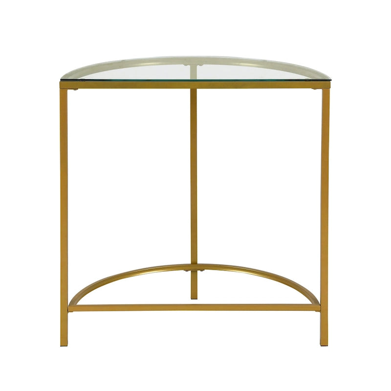 Console demi-lune - Or