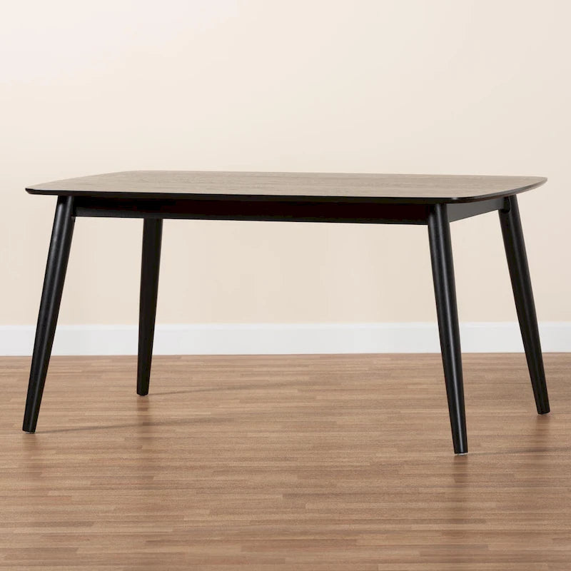 Table à manger en bois de style Mid-Century Modern