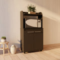 Modern Kitchen Cabinet Microwave Cart with 1 Shelf and 2 Doors
