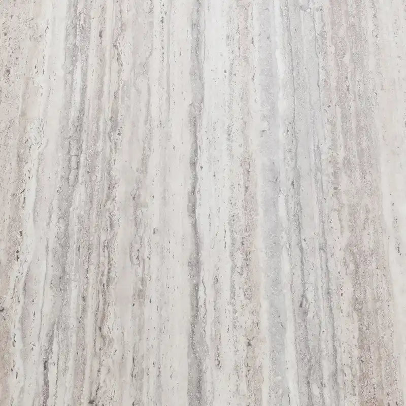 Table à manger en stratifié travertin marron de 208 cm