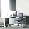 Glaciermat Heavy Duty Glass Chair Mat for Hard Floors & Carpets - 48 x 60